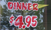 Dinner 4.95
